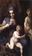 Andrea del Sarto Our Lady of St. John and the small sub oil painting